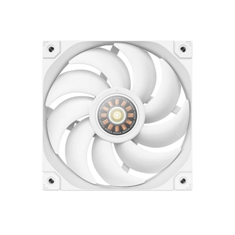 DeepCool FL12 White 120mm Unique ARGB Fans, Low Noise, 4-pin PWM, Fluid Dynamic Bearing, Addressable RGB LED