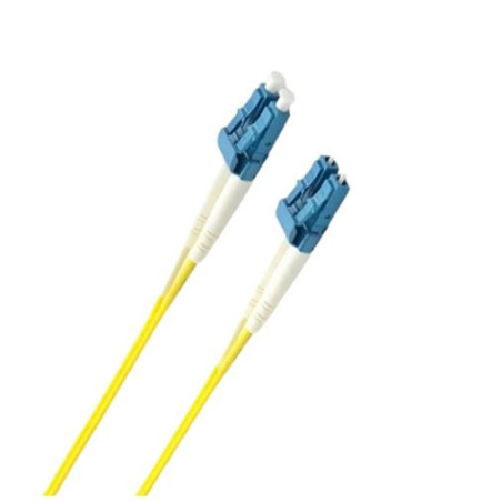8ware 5m LC-LC OS2 Single Mode Dual-Core Fibre / Fiber Optic Cable UPC Duplex Armoured Low Smoke Zero Halogen (LSZH) Jacket Y
