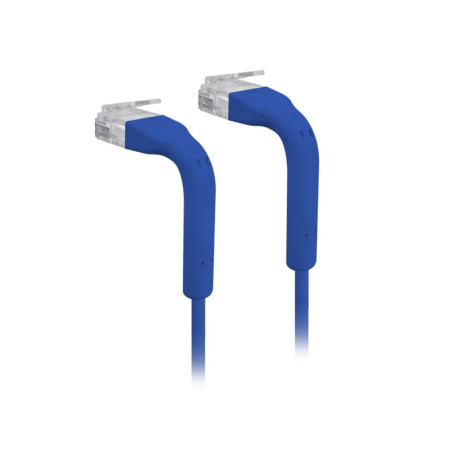 Ubiquiti UniFi Patch Cable,Length .3m,Blue,Ultra-thin patch cable with GbE support and flexible, bendable boots for enhanced 