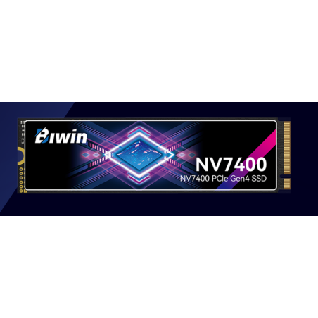 BIWIN NV7400-1TB-SSD M.2 NVMe PCIe4.0 Reading speed 7400MB/s Writing speed 6500MB/s  BNV740001TB-RGX - 5 Year Warranty