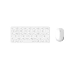 RAPOO X9010M Multi-mode Aluminium Base, Wireless Ultra-slim Combo Set, up to 12 Months Battery, Bluetooth or 2.4Ghz.  Office 