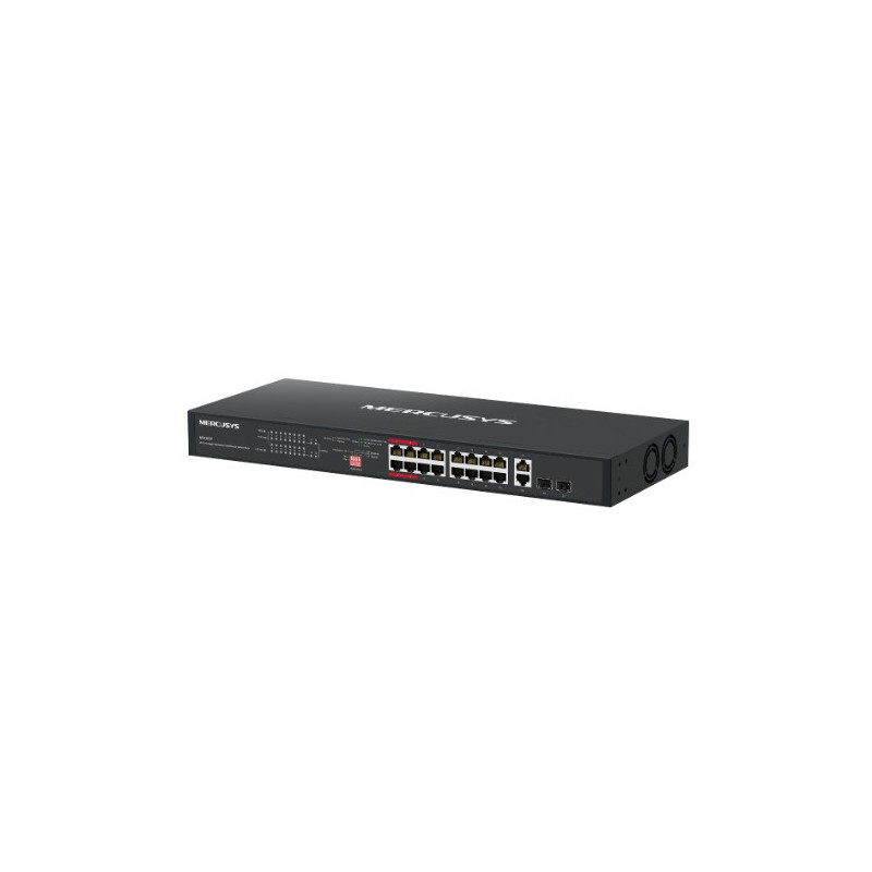 Mercusys MS120GP 20-Port Gigabit Rackmount Switch with 16-Port PoE 