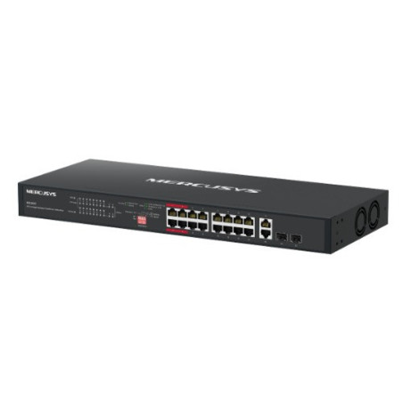 Mercusys MS120GP 20-Port Gigabit Rackmount Switch with 16-Port PoE 