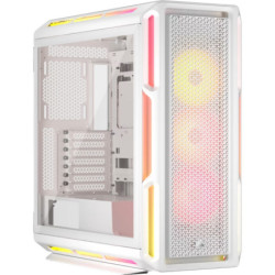 Corsair iCUE LINK 5000T LX RGB Mid-Tower High-Performance PC Case - White, ATX, 450mm GPU, 170mm CPUcooler, 360mm rad, 3x LX1
