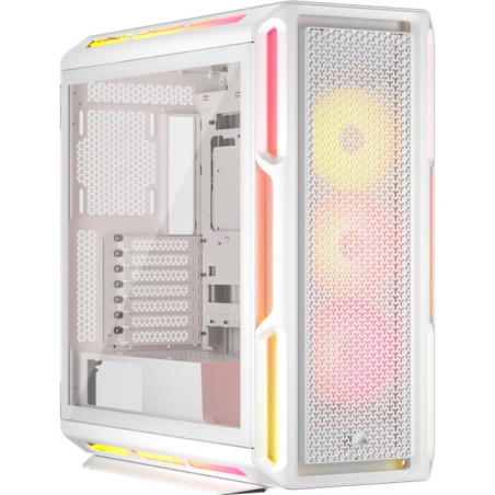 Corsair iCUE LINK 5000T LX RGB Mid-Tower High-Performance PC Case - White, ATX, 450mm GPU, 170mm CPUcooler, 360mm rad, 3x LX1