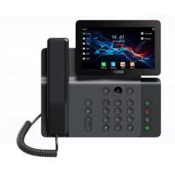 Fanvil V66 Prime Business IP Phone, 7' Color Touch Screen, HD Audio, Wi-Fi 6, Bluetooth 5.4, 20 SIP Lines, 6-Way Conference