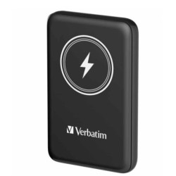 Verbatim Power Pack 10,000 mAh PD 3.0,  22.5w, embedded cables USB-C, Lightning Cables, USB-A Ports – Charge 4 devices at o