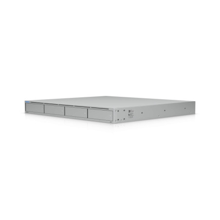 Ubiquiti UNAS Pro 4, 1U Rack-Mount NAS(4) 2.5/3.5'HDD Bays(2) M.2NVMe SSD, Fast Access, Low Latency, High-Availability 10Gbps