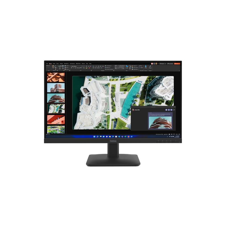 LENOVO ThinkVision S27-4E 27' FHD IPS Monitor 1920x1080 16:9 4ms 100Hz 300 cd/m² Anti-glare Tilt VGA HDMI VESA 3yr WTY Black