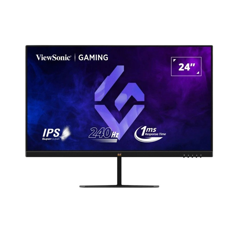 ViewSonic 24' FHD IPS 240Hz, 1ms MPRT, FreeSync & G‑Sync Compatible, HDR10, HDMI/DP Gaming Monitor,3YARW