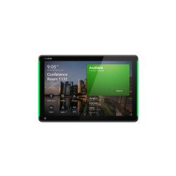 Yealink RoomPanel Plus E2- Black Android 13 OS Touch Screen Scheduler 10.1-inch multifunctional meeting room schedule panel A