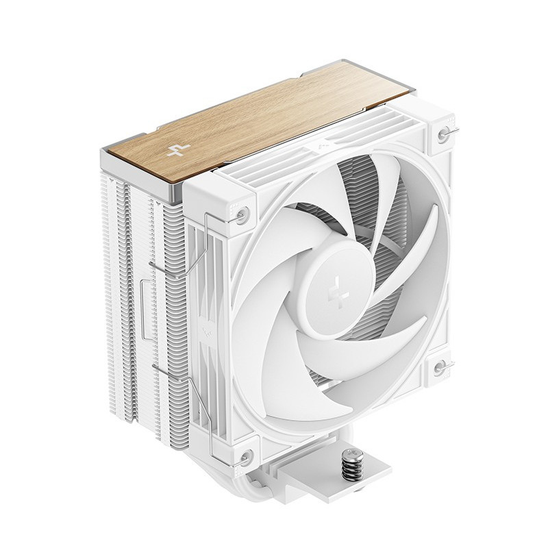 DeepCool AK400 G2 WH Wood Grain Top Cover CPU Cooler, 4 Heat Pipes, 4-pin PWM, Hydro Bearing, Intel LGA1851/1700/1200/115x, A
