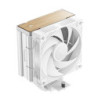 DeepCool AK400 G2 WH Wood Grain Top Cover CPU Cooler, 4 Heat Pipes, 4-pin PWM, Hydro Bearing, Intel LGA1851/1700/1200/115x, A