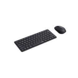 RAPOO X9010M Multi-mode Aluminium Base, Wireless Ultra-slim Combo Set, up to 12 Months Battery, Bluetooth or 2.4Ghz.  Office 
