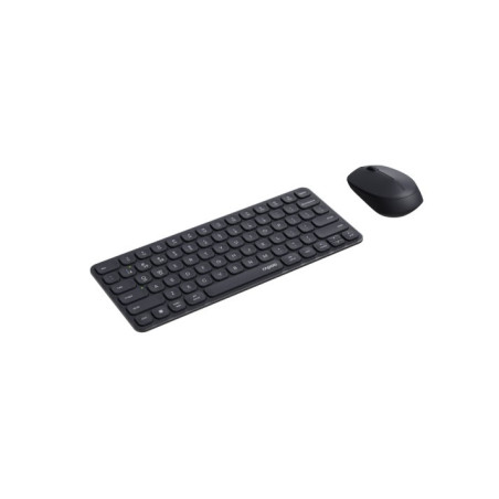 RAPOO X9010M Multi-mode Aluminium Base, Wireless Ultra-slim Combo Set, up to 12 Months Battery, Bluetooth or 2.4Ghz.  Office 
