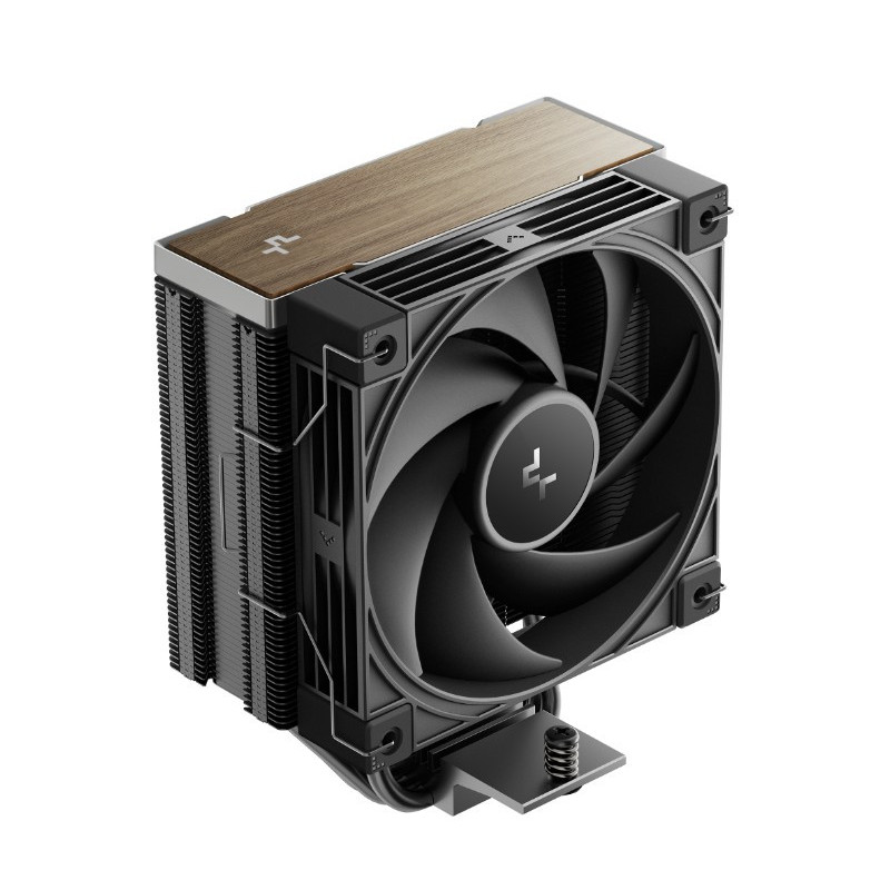 DeepCool AK400 G2 Wood Grain Top Cover CPU Cooler, 4 Heat Pipes, 4-pin PWM, Hydro Bearing, Intel LGA1851/1700/1200/115x, AMD 