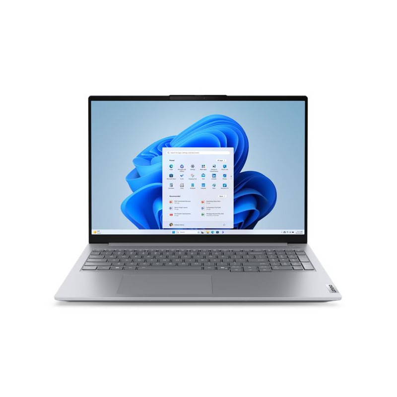 LENOVO ThinkBook 16 G8 16' WUXGA Intel U5-225U 32GB DDR5 512GB SSD WIN 11 PRO Intel GPU AI PC NPU 12 TOPS Thunderbolt Fingerp