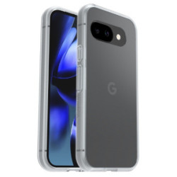 OtterBox React Google Pixel 9A 5G (6.3') Case Clear - (77-97761), Antimicrobial, DROP  Military Standard, Hard Case, Soft Gri