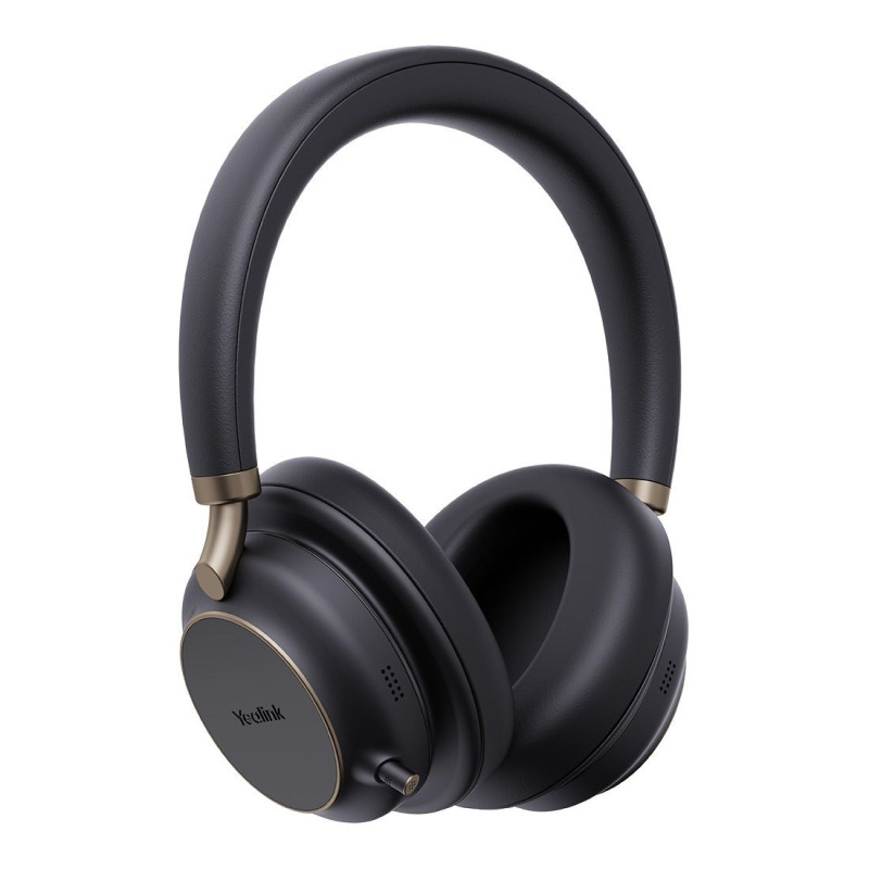 Yealink BH76 Plus Teams Black USB-C/A Bluetooth Stereo Headset, 5Mic Beamforming Noise Cancellation Talk time up to 35h, Blue