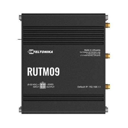 Teltonika RUTM09 wireless 4G LTE, 2 SIM cards, 4 x RJ45 ports, 10/100/1000 Mbps, PSU included