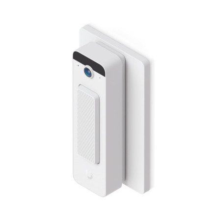 Ubiquiti Doorbell Lite Gang Box Mounting Plate,Secure Mounting Plate, Installing Doorbell Lite, Flat, Angled Bracket Options,