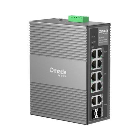 TP-Link IES210GPP Omada 10-Port Gigabit Industrial Easy Managed Switch with 6-Port PoE  and 2-Port PoE  