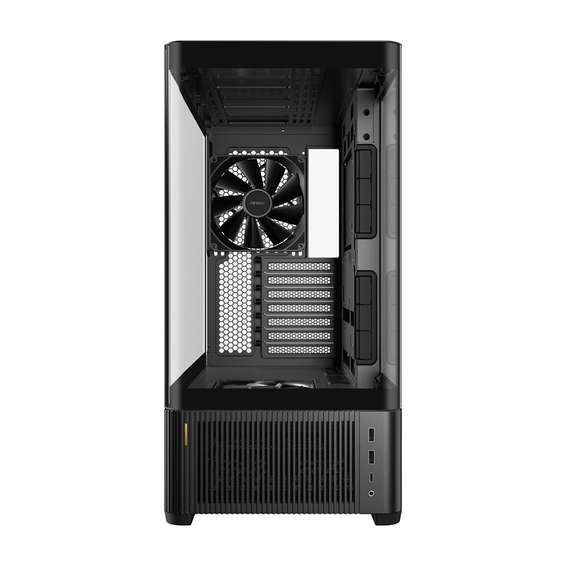 Antec C6 Curve AIR - Black, ATX/mATX/ITX, steel/glass, 7 slots, 450mm GPU, 180mm CPU, 3 PWM fans, USB-C 10Gbps