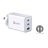 Oxhorn Charger Accessories AC 100W GaN Type C fast Charger 3 Ports 2xUSB-C 1xUSB-A PD3.0 QC4.0  PPS for Laptop/Mobile/Tablet/