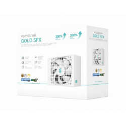DeepCool PS850G WH 850W Gamer Storm SFX ,Full Japanese Electrolytic Capacitors, Cybenetics Platinum /PPLP Gold, Fluid Dynamic