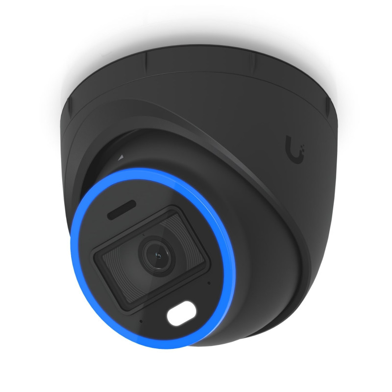 Ubiquiti AI Turret, Black, All-weather,Vandal-proof 4K PoE  Turret Camera, Enhanced AI Capabilities & IR, Visible LEDs for Ni