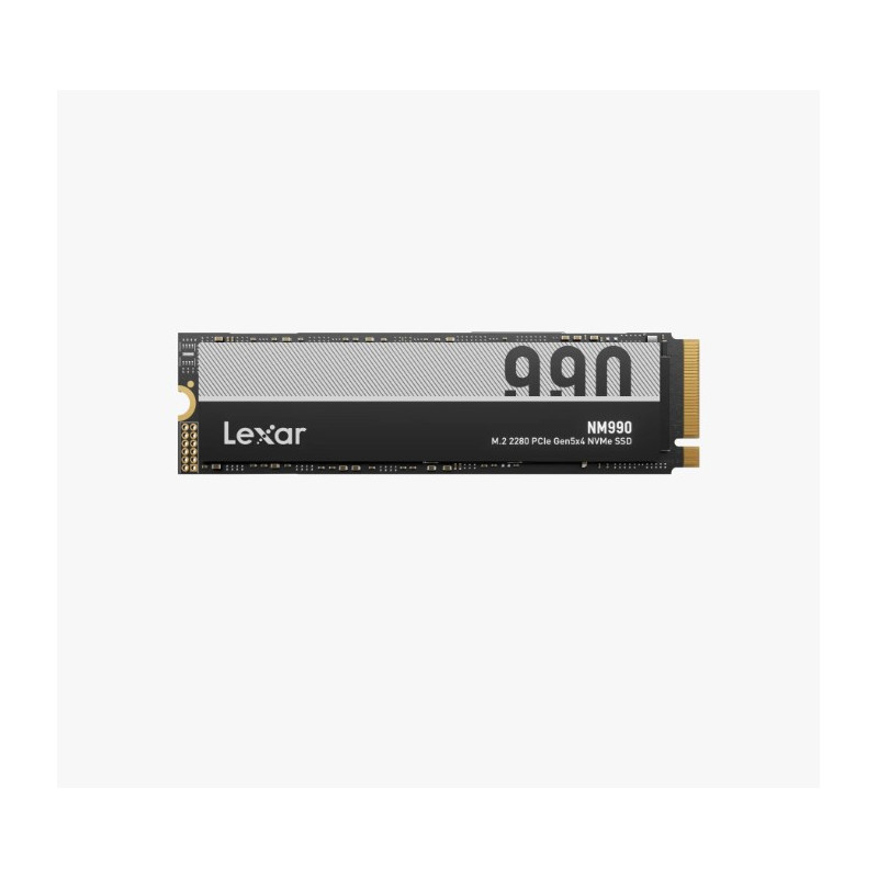 Lexar LNM990X001T-RNNNG Internal SSD 1TB PCIe G5x4 M.2 2280 up to 14000MB/s read, 7500MB/s write - 5 year limited warranty