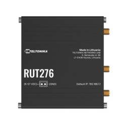 Teltonika RUT276 Compact Redcap 5G Router, Built-in RS232/RS485,2 x SIM Slots, 2 x RJ45 ports, 10/100 Mbps, PSU Excluded