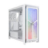 Corsair FRAME 4000X RS Mid-Tower PC Case - White, Mid-Tower ATX/E-ATX Mini-ITX Micro-ATX 430mm GPU 170mm CPU 360mm rad TG USB