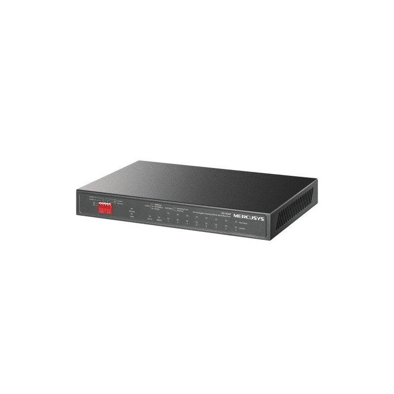 Mercusys MS110CMP 8-Port 10/100 Mbps   2-Port Gigabit Desktop Switch with 8-Port PoE 