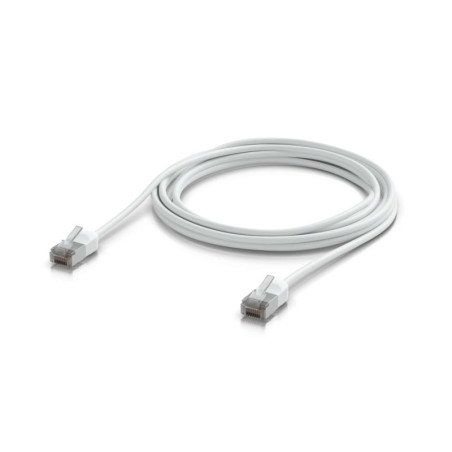 Ubiquiti UniFi Premium Patch Cable Outdoor, 5M, White, Ultra-thin, Rugged, Shielded Patch, Designed &Optimized, For 10 GbE Ne