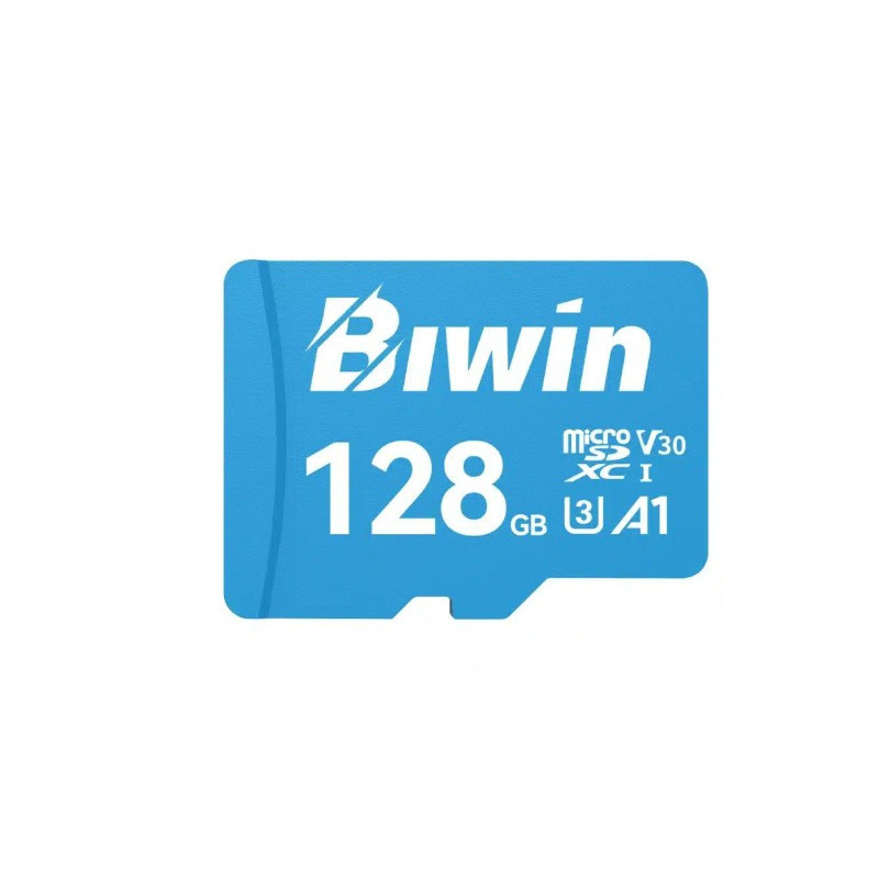 BIWIN MS100-128G microSD3.0 Read & Write Speed up to 100MB/s & 50MB/s BMMS100128G-RGX