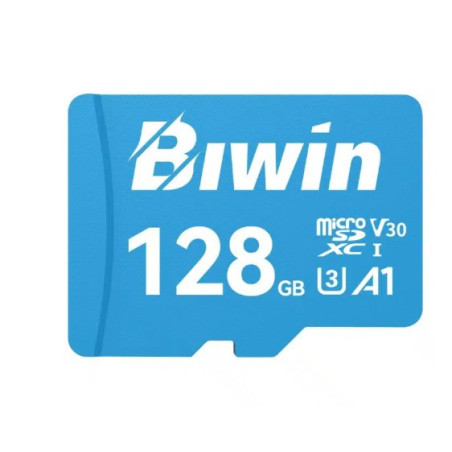 BIWIN MS100-128G microSD3.0 Read & Write Speed up to 100MB/s & 50MB/s BMMS100128G-RGX