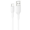 Belkin BoostCharge USB-C to USB-A Cable (2M) - White (CAB021fq2MWH), 3A/15W, 480Mbps, 300K  Bends, Best for Samsung & Apple,,