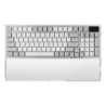 ASUS ROG AZOTH 96 HE LITE WHITE Gaming Keyboard, ROG HFX V2 magnetic switches, USB-C/2.4GHz/Bluetooth 5, RGB Aura Sync, 8000H