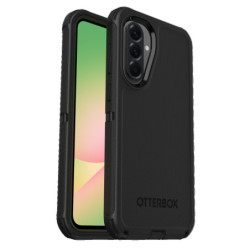 OtterBox Defender Samsung Galaxy A56 5G (6.7') Case Black - (77-97788), DROP  7X Military Standard, Multi-Layer, Port Covers,