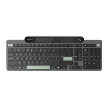 LENOVO Self-Charging Bluetooth Keyboard-US English Bluetooth 5.1 USB-C Uses fast-charging Free from Batteries Three-Device Cy