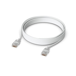 Ubiquiti UniFi Etherlighting Patch Cable, Length 8M, White, Nano-thin patch cable with 10 GbE support, designed to showcase E