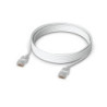 Ubiquiti UniFi Etherlighting Patch Cable, Length 8M, White, Nano-thin patch cable with 10 GbE support, designed to showcase E