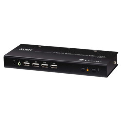 Aten Desktop 2-Port USB 4K HDMI Dual-Display KVMP™ Switch, up to 4096 x 2160 @ 60 Hz, Video DynaSync™, (Cables included)
