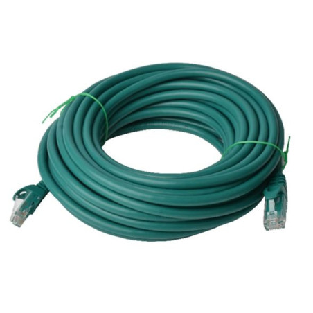 8Ware CAT6 Cable 20m - Green Premium RJ45 Ethernet Network LAN UTP Patch Cord 26AWG CU Jacket
