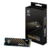 MSI SPATIUM M480 PRO PCIe 4.0 NVMe M.2 1TB SSD, 1GB DDR4, Sequential Read up to 7400MB/s, Sequential Write up to 6000MB/s, 70