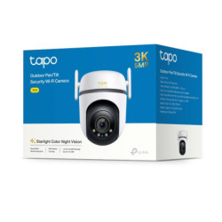 TP-Link TC43 Outdoor Pan/Tilt Security Wi-Fi Camera, 3K 5MP Live View, Starlight Colour Night Vision, 360° All-Round Protect