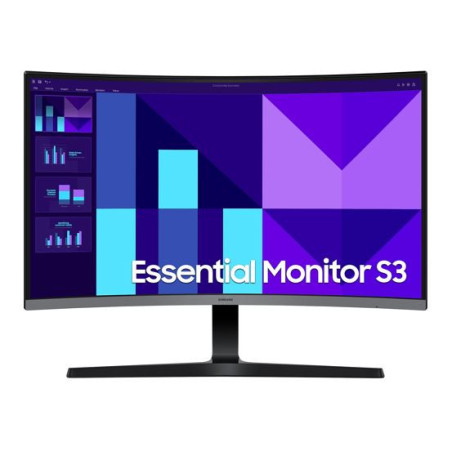 Samsung 27' S39GD FHD 1800R Curved Monitor 1920X1080 16:9 VA 100Hz 4ms 250cd/m2 D-Sub HDMI Tilt VESA Headphone Eye Saver Mode