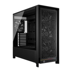 Corsair FRAME 5000D RS HIGH-AIRFLOW MID-TOWER PC CASE - BLACK, ATX, 450mm GPU, 175mm CPU cooler, 360mm rad, 4x RS140, 1x USB-