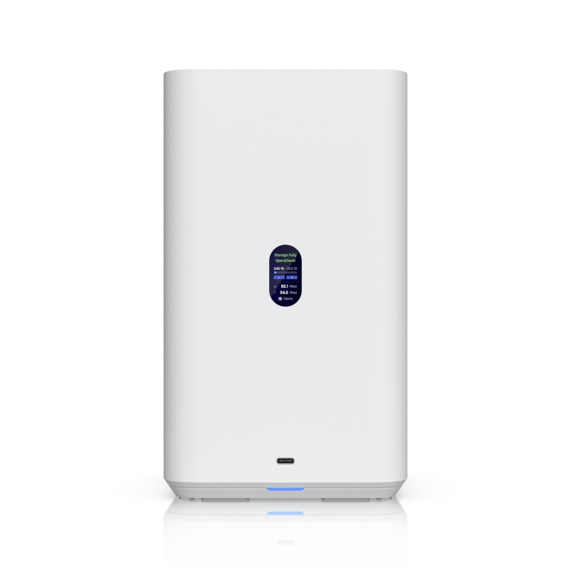 Ubiquiti UNAS 2, White, UniFi Network Attached Storage (2) 3.5' HDD Bays, 2.5 GbE Networking, USB-C Connectivity, Included Po